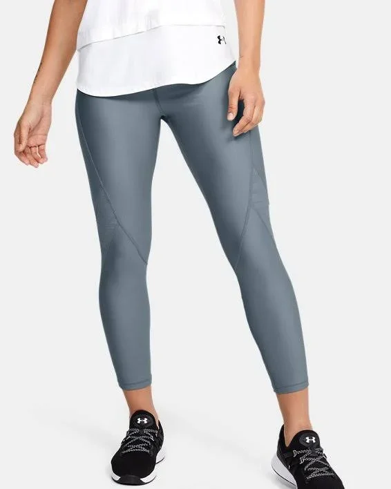 Under Armour Womens HeatGear Solid Jacquard Leggings