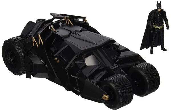 Jada Toys Boys Metals 1:24 2008 Batmobile with Figure