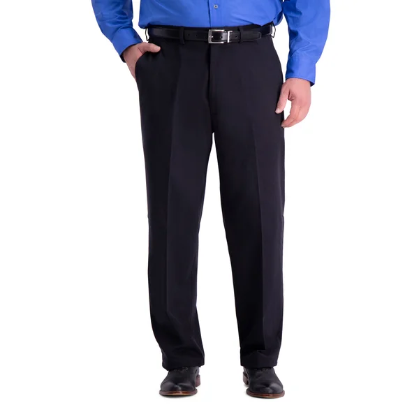Mens Big & Tall Haggar Work to Weekend Pro Relaxed Fit Pants Black