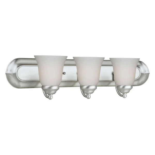 Forte Lighting-5052-03-55-Three Light Bath Bracket Brushed Nickel