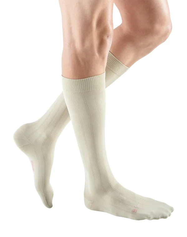 Mediven for Men Classic 30-40 mmHg Knee High V - Tall, Tan