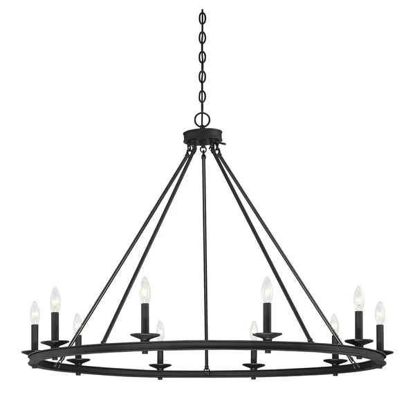 Savoy House 1-310-10-SN Middleton Satin Nickel 10 Light Chandelier