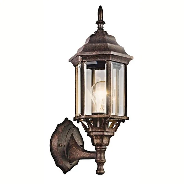 Kichler 49255TZ Chesapeake Outdoor Wall 1-Light - Tannery Bronze