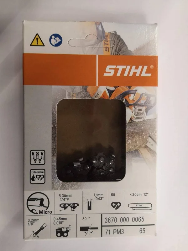 Stihl 3670 000 0065 71 PM3 65 Picco Micro Chainsaw Chain
