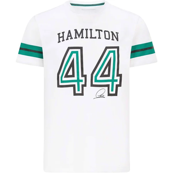 Mercedes AMG Petronas F1 Lewis Hamilton 44 T-Shirt - White