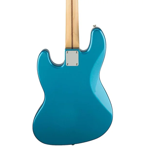 Fender Standard Jazz Bass Guitar, Lake Placid Blue, Gloss Maple Fretboard