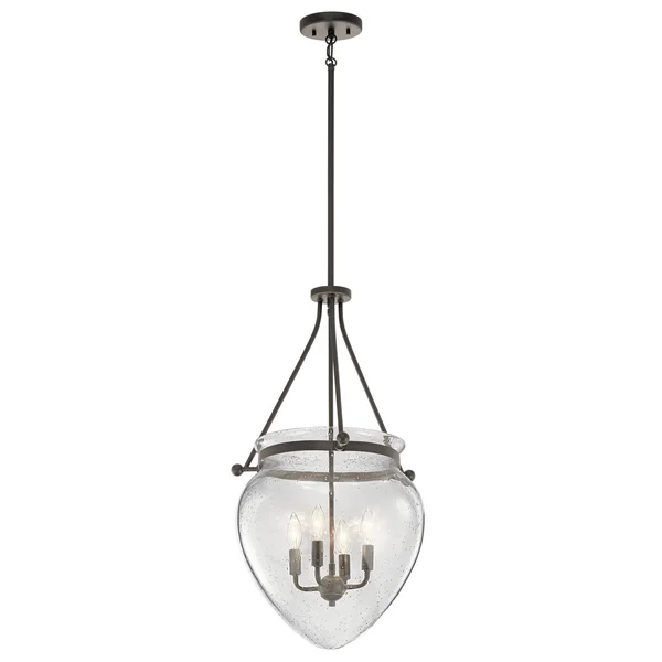 Kichler 42594OZ Olde Bronze Belle 4 Light Foyer Pendant