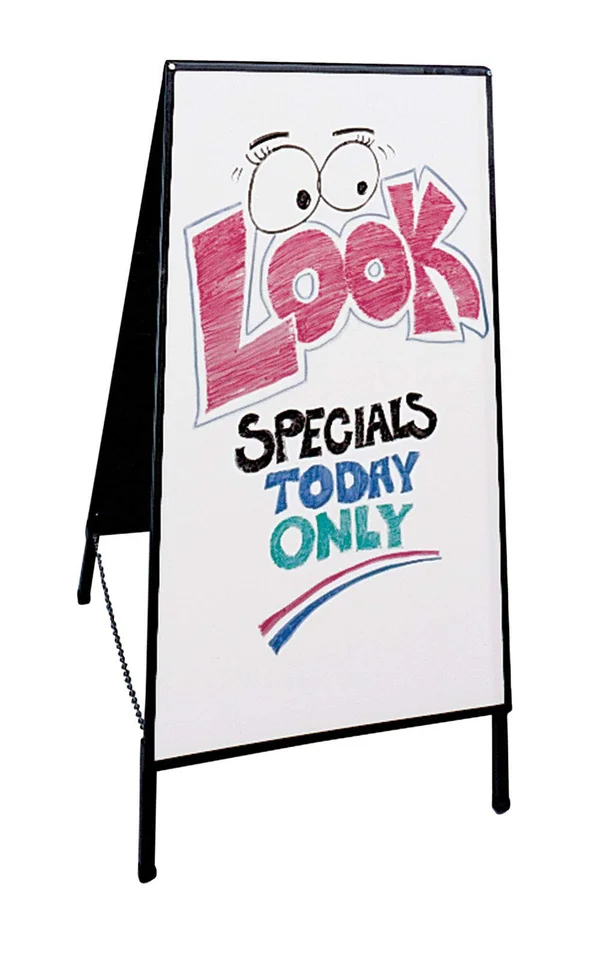 SSWBasics Dry Erase Board A-Frame Sidewalk Sign