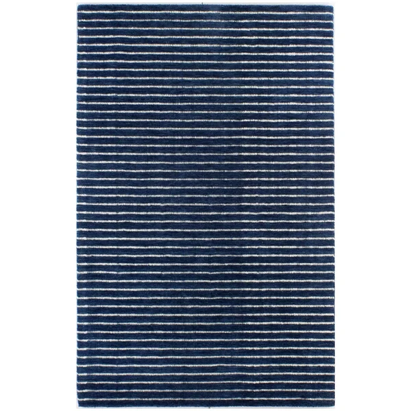 Bashian Contempo ALM71 Area Rug, 8&6x22 x 11&6x22 - Navy