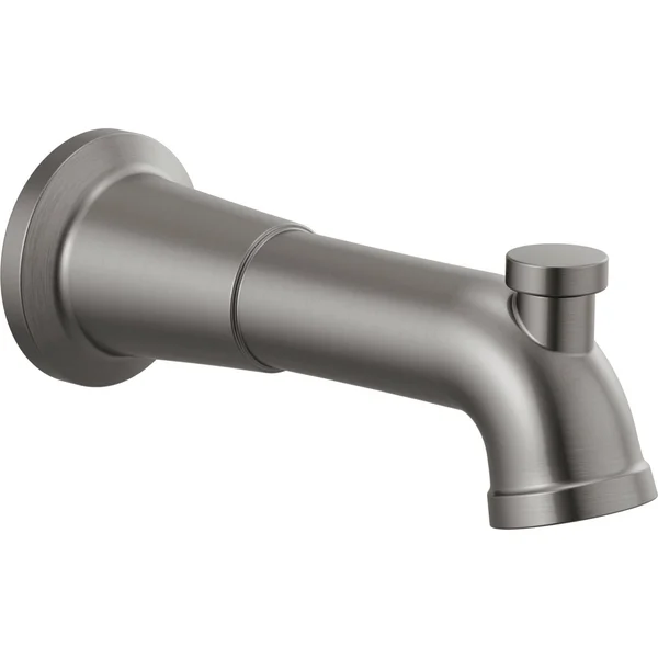 Delta RP100452 Bowery 7-3/8x22 Integrated Pull-Up Diverter Tub Spout - Black Stainless