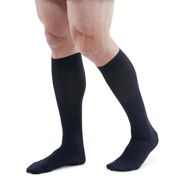 Mediven for Men Classic 30-40 mmHg Knee High - Extra Wide Calf, VI, Tall, Navy