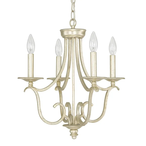 Capital Lighting 4724WG-000 Bailey Winter Gold 4 Light Mini Chandelier