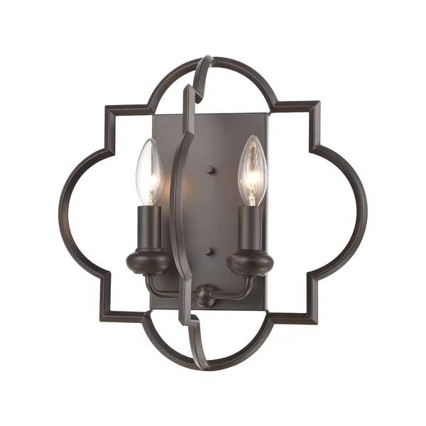 Elk Lighting 31788/2 Chandette 2-Light Sconce in Oil Rubbed Bronze