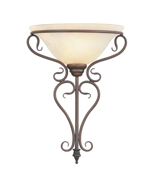Livex Lighting 6182-58 Coronado 1 Light Wall Sconce, Imperial Bronze