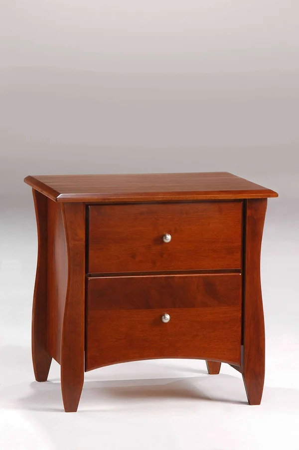 Night and Day Clove 2 Drawer Night Stand - Cherry