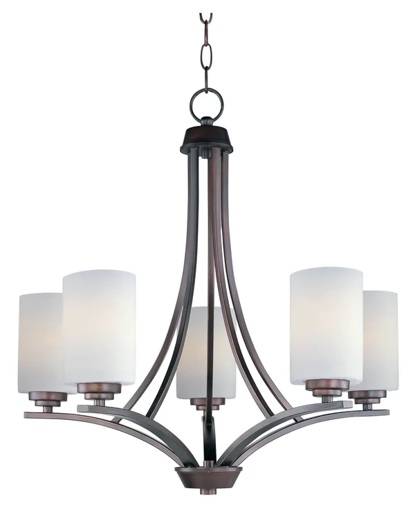 Maxim 20035SWOI Deven 5-Light Chandelier - Oil Rubbed Bronze