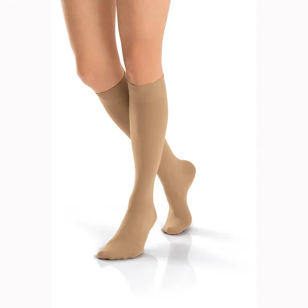 Jobst Opaque Medical Leg Wear, Knee High, Small, Silky Beige