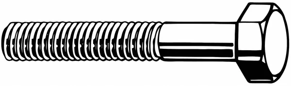 Fabory B04104.031.0550 Hhcs, 5/16-18X5-1/2, gr 8, passivated, pk175