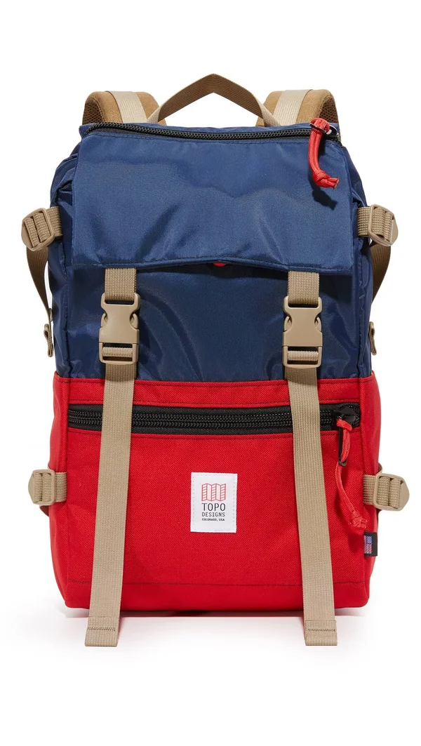 Topo Designs Rover Backpack - Red/Navy