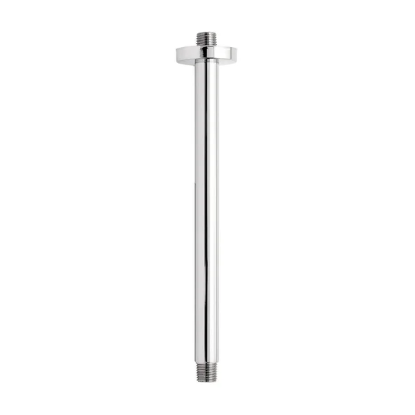 Mirabelle MIRRSC120 12x22 Shower Arm and Wall FLANGE - Brushed Nickel