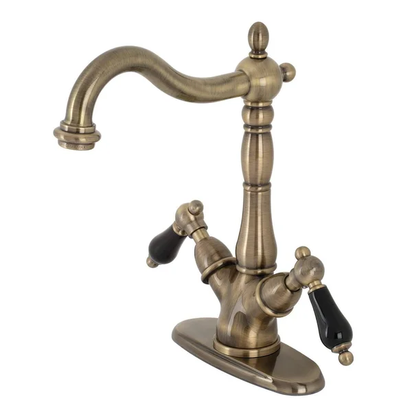 Kingston Brass KS1493PKL Duchess Vessel Sink Faucet Vintage Brass