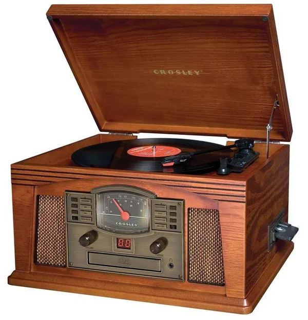Crosley CR42 Lancaster Entertainment Center (Paprika)