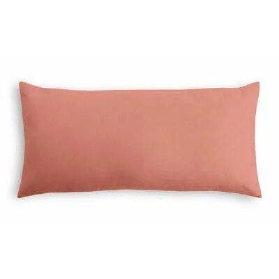 Reveles Lumbar Pillow Cover Winston Porter Color: Pink, Size: 14x22 x 36x22