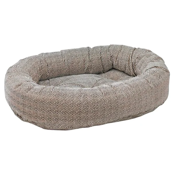 Bowsers Donut Bed - Herringbone Small