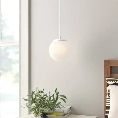 Mercedes 1 - Light Single Globe Pendant Hashtag Home Size: 12.5x22 H x 12x22 W x 12x22 D