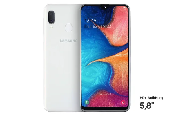 Samsung Galaxy A20E SM-A202F/DS 32GB Dual-SIM (GSM Only - No CDMA) Factory Unlocked 4G/LTE Smartphone - White