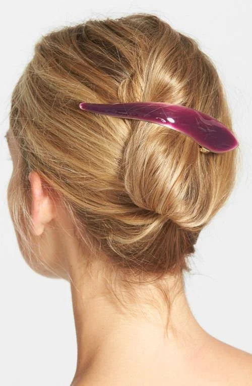 Ficcare Maximas Silky Hair Clip 1144585 - Small, Wine
