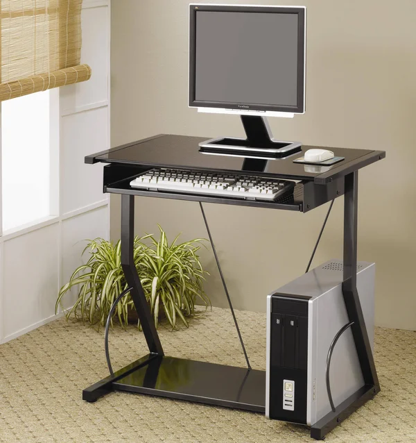 Coaster - Workstation - rectangular - black