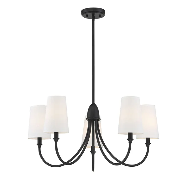 Savoy House 1-2540-5-322 Cameron Warm Brass 5 Light Chandelier