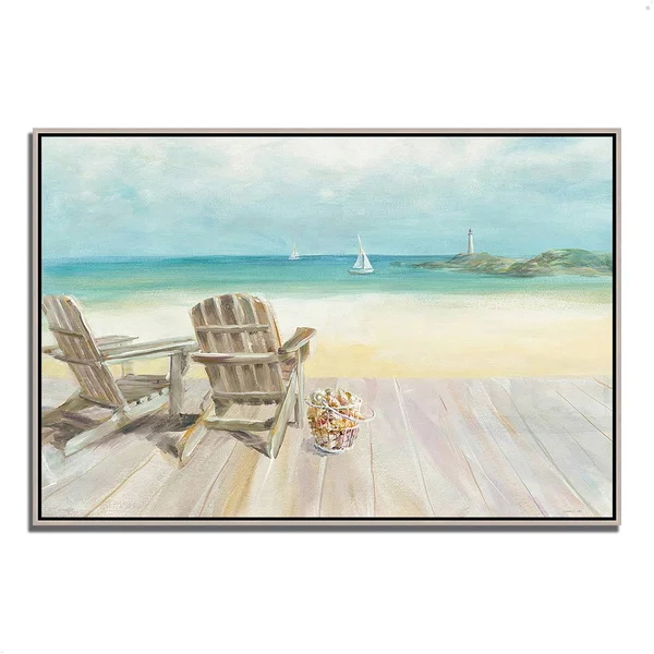 Seaside Morning No Window by Danhui Nai Framed Painting Print