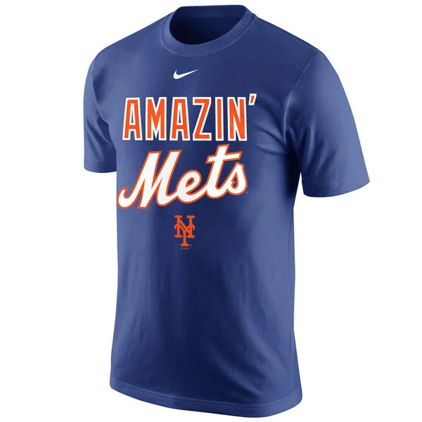 Nike New York Mets Royal 2015 Playoff Local T-Shirt Size: Large
