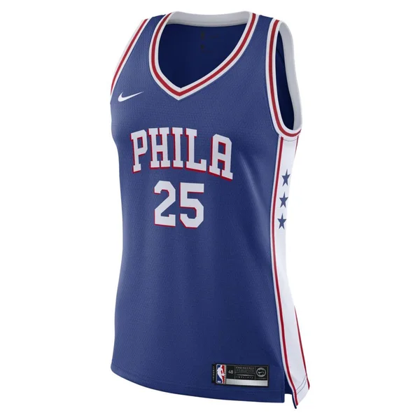 Ben Simmons Philadelphia 76ers Nike Women's Swingman Jersey Royal - Icon Edition