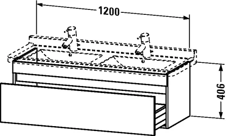 Duravit - DuraStyle Vanity Unit #030412 - DS639003030
