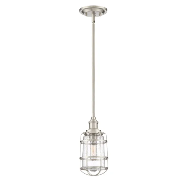 Quoizel MTE1506BN Maritime Mini Pendant Light - Brushed Nickel