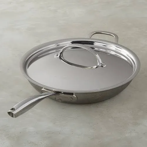 Williams Sonoma Thermo-Clad Stainless-Steel Nonstick Covered Fry Pan - 12", Williams Sonoma - Fry Pans & Skillets - Cookware