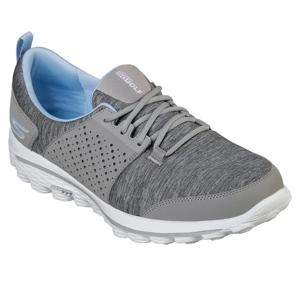 Skechers Women's Go Walk 2 - Sugar Golf Shoes - Relaxed Fit - Gray/Blue