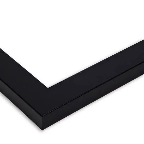 Collage Picture Frame, Satin Black Frame with 28 openings for 4x5 Photos with French Blue Mat. D3926FB561, ArtToFrames