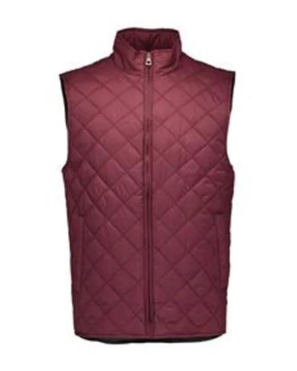 Weatherproof - Vintage Diamond Quilted Vest - Red Mahogany - 3XL