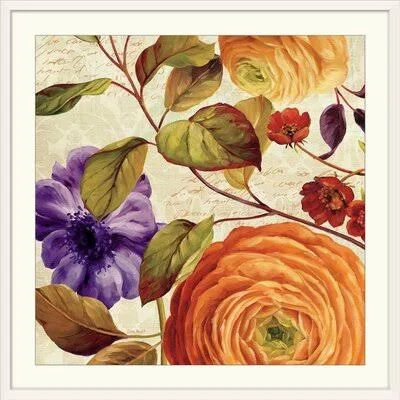 &End of Summer III& by Lisa Audit Painting Print Charlton Home Size: 28x22 H x 28x22 W x 1x22 D - Format: White Framed