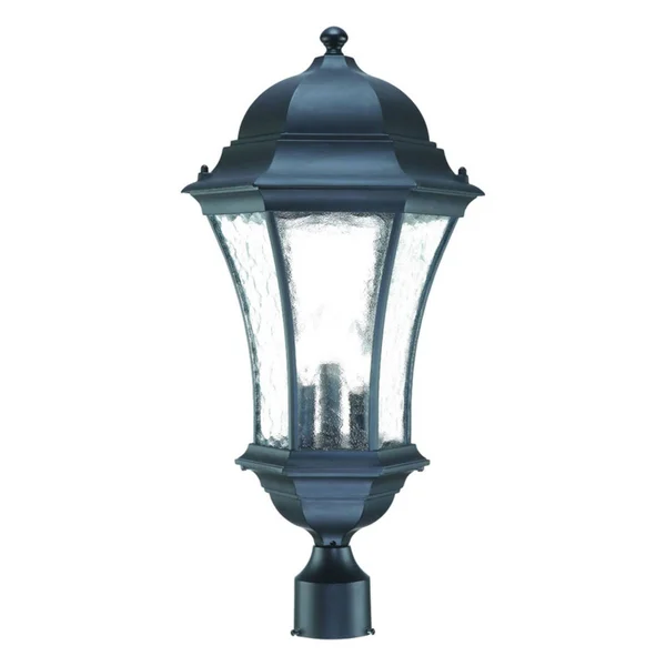 Acclaim Lighting 3627BK Matte Black Waverly 3-Light Outdoor Post Mount Light Fixture