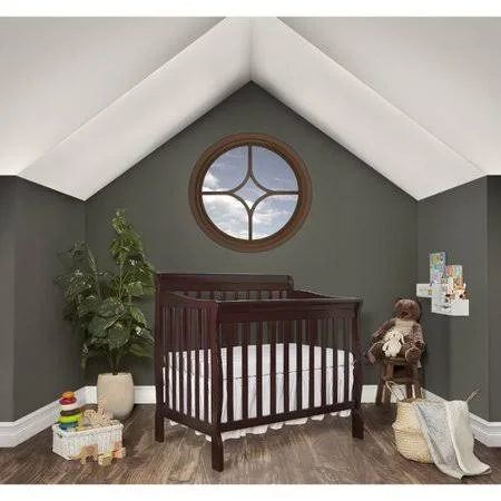 Harriet Bee Clearfield 4-in-1 Mini Convertible Crib Color: Espresso 477EAD05FCD243399E6C5F2E0B0E554E