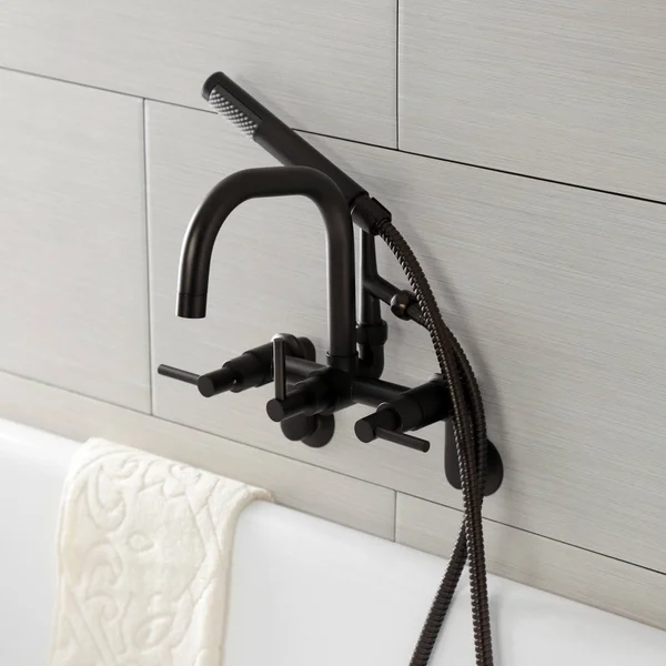 Concord Wall Mount Clawfoot Tub Faucet - Oil Rubbed Bronze