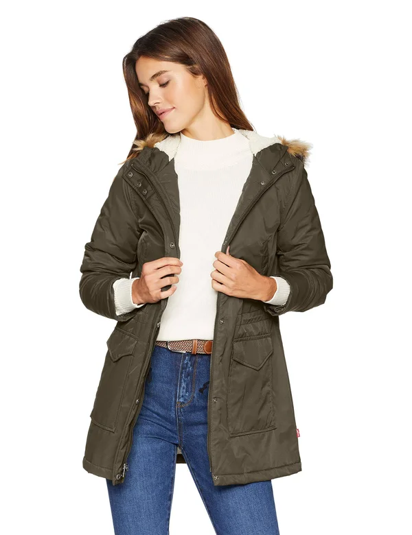 Levi&s Women's Performance Midlength Parka Jacket