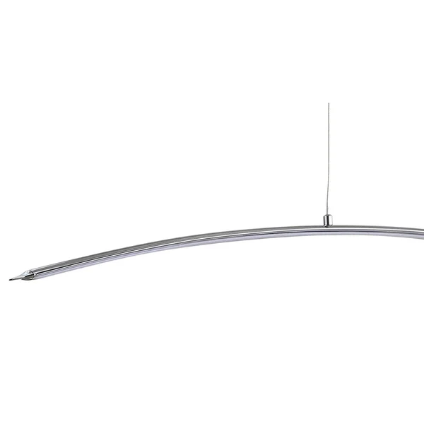 Jonathan Y Roxanna 41.5x22 Dimmable Adjustable Integrated LED Metal Linear Pendant - Chrome