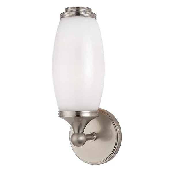 Darby Home Co Eldridge 1-Light Wall Sconce; Satin Nickel