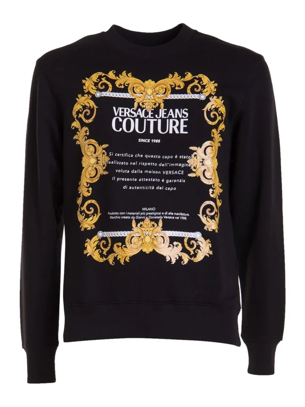 Versace Jeans Couture Logo Sweatshirt Black